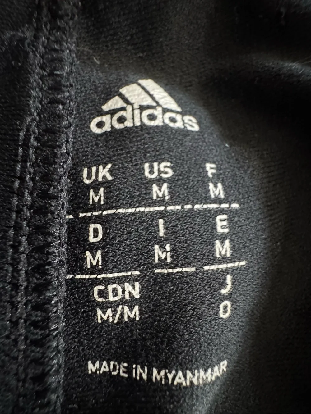 adidas Men’s Black Track Pants with White Side Stripes